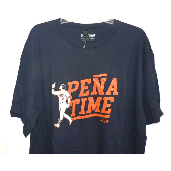 BreakingT Mens Jeremy Pena Time Short Sleeve Cotton T-Shirt in Navy 2XL MSRP $32 - Picture 4 of 5